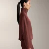 Veste cintrée en modal brossé