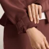 Veste cintrée en modal brossé