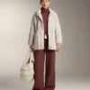 Veste cintrée en modal brossé