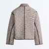 Veste à col montant avec contraste Veste à col montant avec contraste