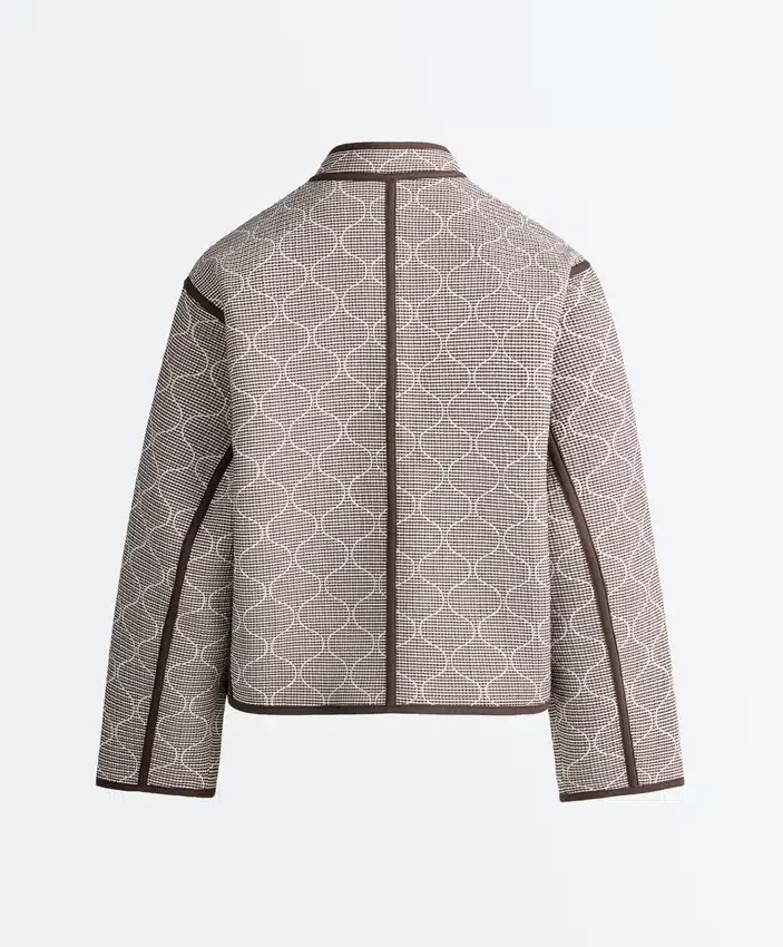 Veste à col montant avec contraste Veste à col montant avec contraste