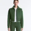 Veste à col montant en mélange de coton Veste à col montant en mélange de coton