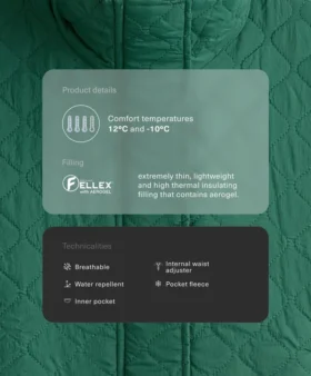 Veste courte matelassée Fellex® Aerogel