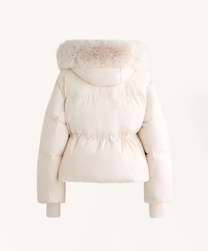 Veste courte rembourrée 100 % duvet Veste courte rembourrée 100 % duvet