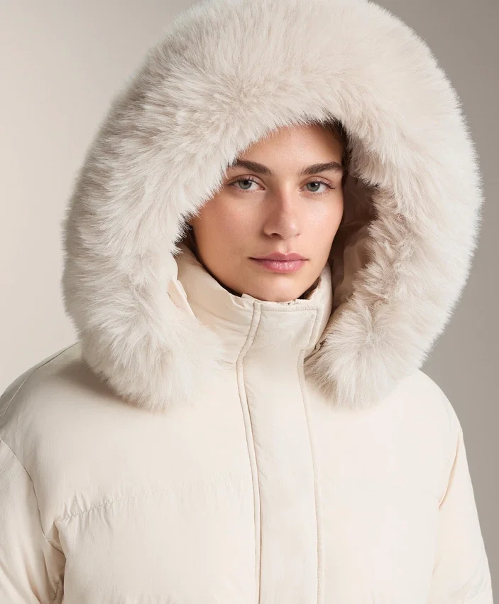 Veste courte rembourrée 100 % duvet Veste courte rembourrée 100 % duvet