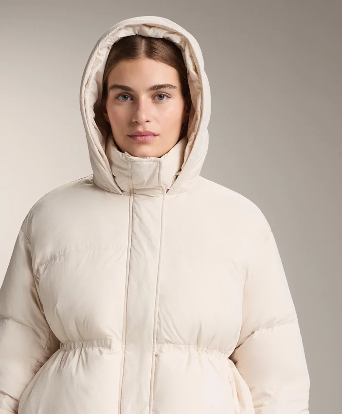 Veste courte rembourrée 100 % duvet Veste courte rembourrée 100 % duvet