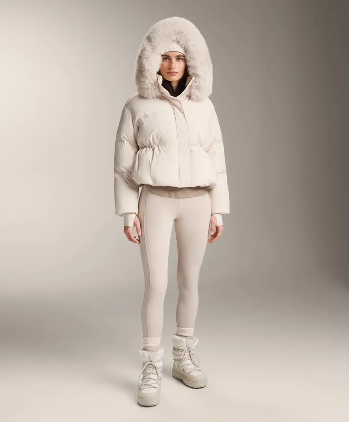 Veste courte rembourrée 100 % duvet Veste courte rembourrée 100 % duvet