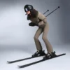 Pantalon de ski évasé extensible et imperméable Pantalon de ski évasé extensible et imperméable