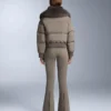 Pantalon de ski évasé extensible et imperméable Pantalon de ski évasé extensible et imperméable