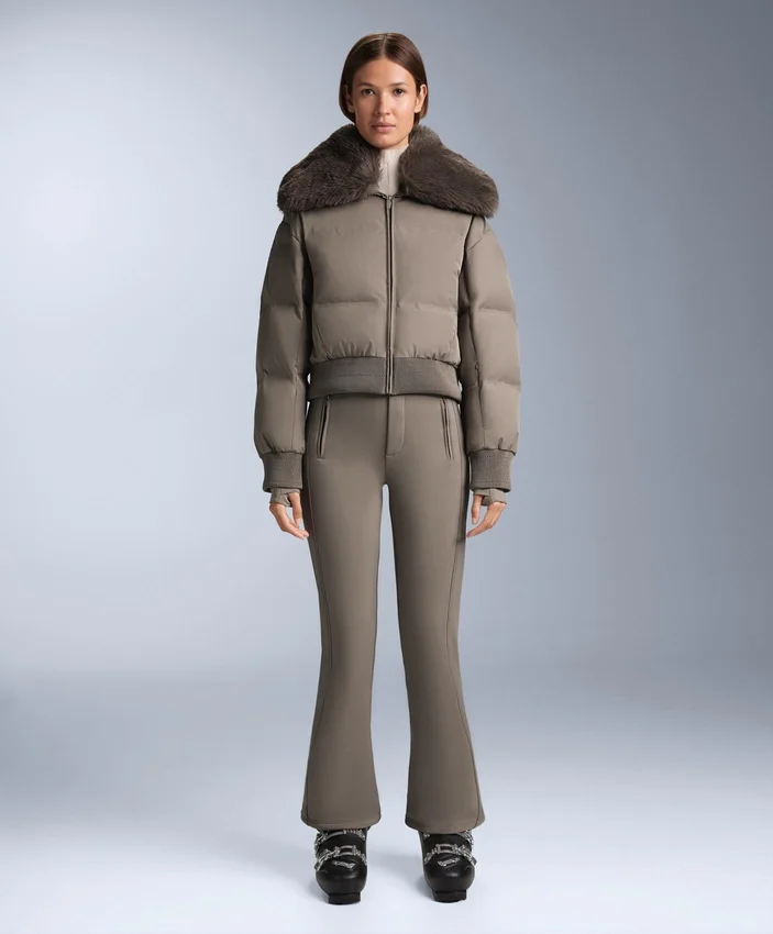 Pantalon de ski évasé extensible et imperméable Pantalon de ski évasé extensible et imperméable