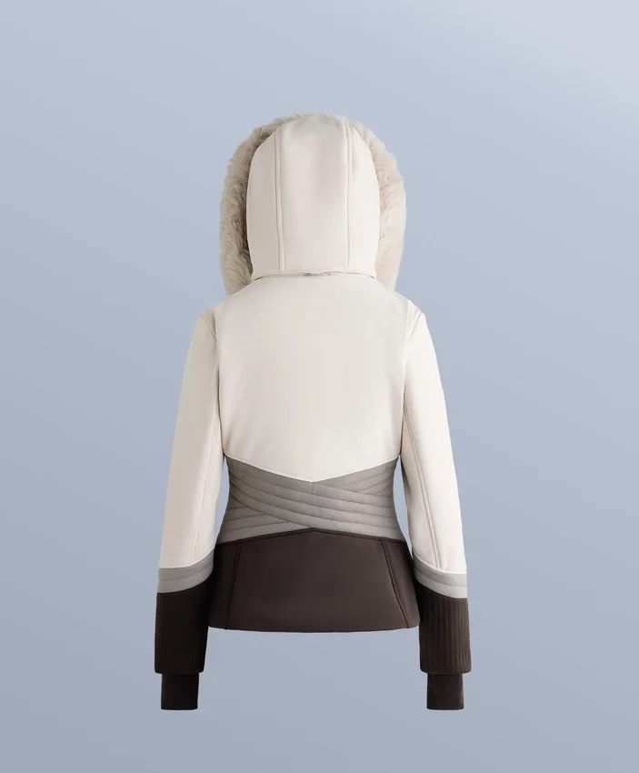 Veste de ski Primaloft® color block ultra-ajustée et résistante à l’eau Veste de ski Primaloft® color block ultra-ajustée et résistante à l’eau