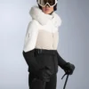 Veste de ski rembourrée Primaloft® color block à coupe ultra-ajustée et résistante à l’eau Veste de ski rembourrée Primaloft® color block à coupe ultra-ajustée et résistante à l’eau