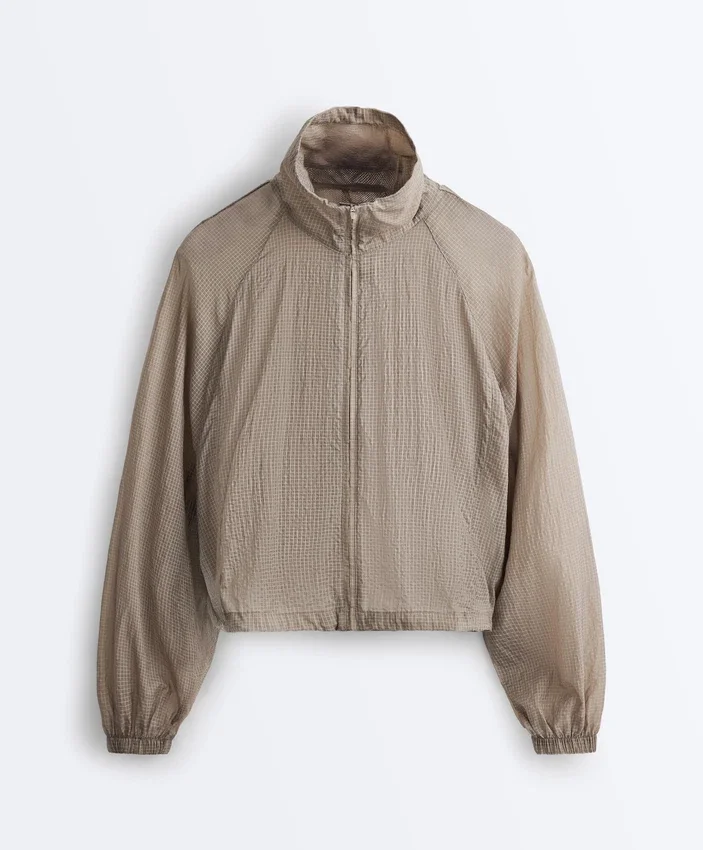 Veste de survêtement à carreaux Veste de survêtement à carreaux