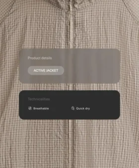 Veste de survêtement à carreaux