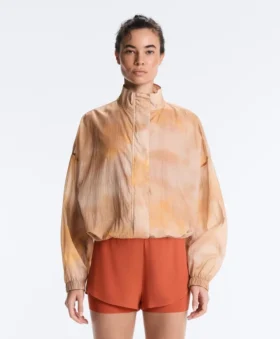 Veste de survêtement à imprimé tie-dye