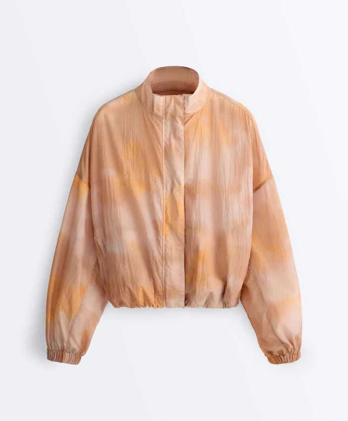 Veste de survêtement à imprimé tie-dye Veste de survêtement à imprimé tie-dye
