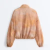 Veste de survêtement à imprimé tie-dye Veste de survêtement à imprimé tie-dye