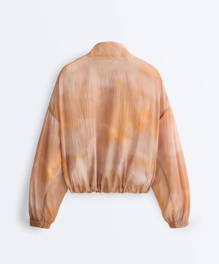 Veste de survêtement à imprimé tie-dye Veste de survêtement à imprimé tie-dye
