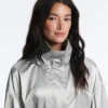Veste déperlante à effet métallisé Veste déperlante à effet métallisé