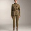 Veste effet néoprène avec ceinture Veste effet néoprène avec ceinture