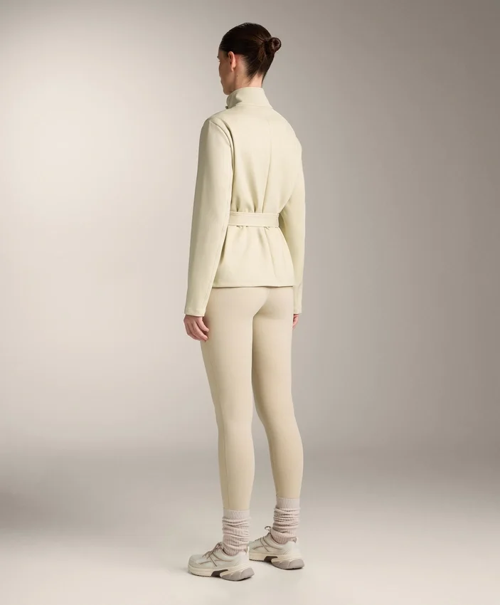Veste effet néoprène avec ceinture Veste effet néoprène avec ceinture