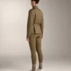 Veste effet néoprène avec ceinture Veste effet néoprène avec ceinture