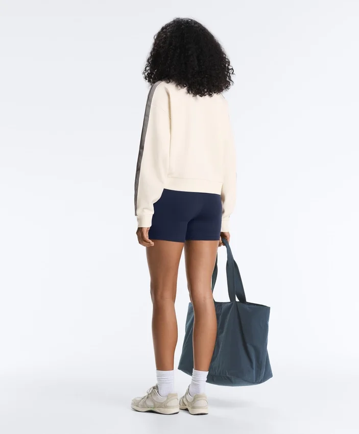 Veste en coton piqué avec bande à chevrons sur les côtés Veste en coton piqué avec bande à chevrons sur les côtés