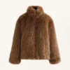 Veste en fausse fourrure Veste en fausse fourrure