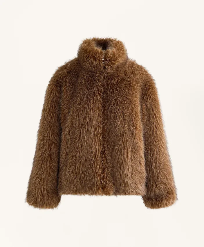 Veste en fausse fourrure Veste en fausse fourrure
