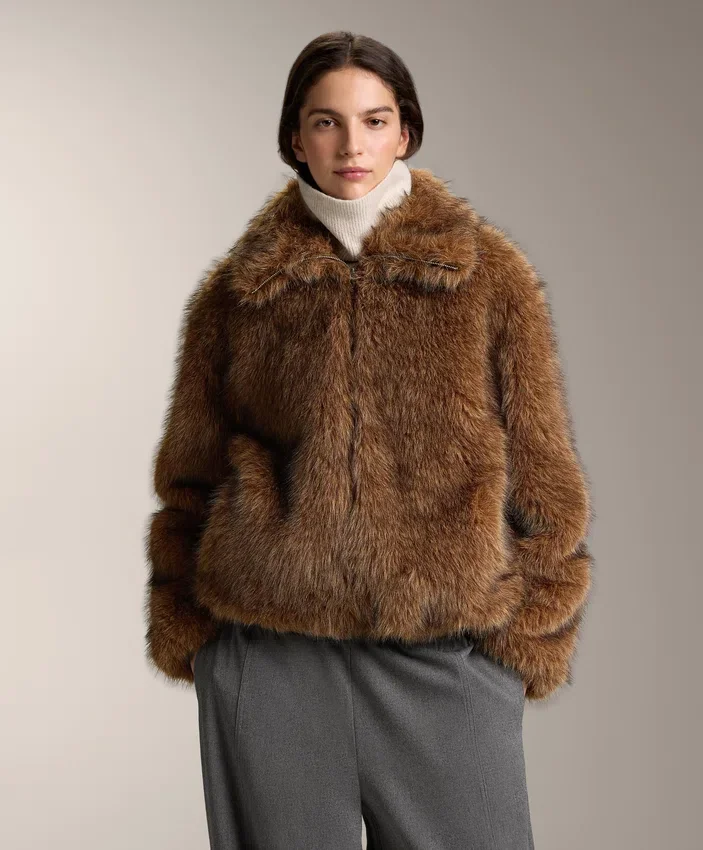 Veste en fausse fourrure Veste en fausse fourrure