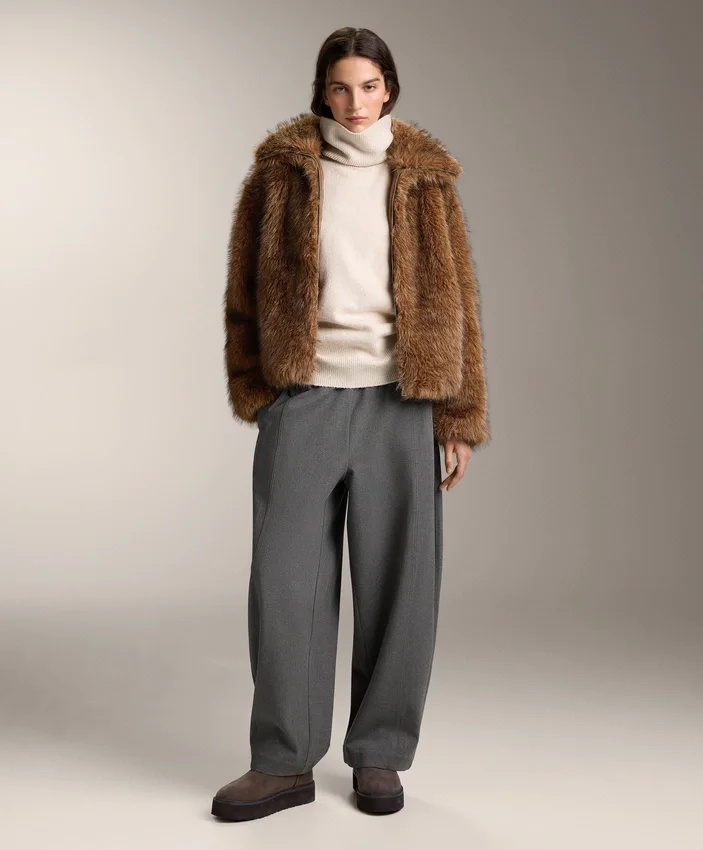 Veste en fausse fourrure Veste en fausse fourrure