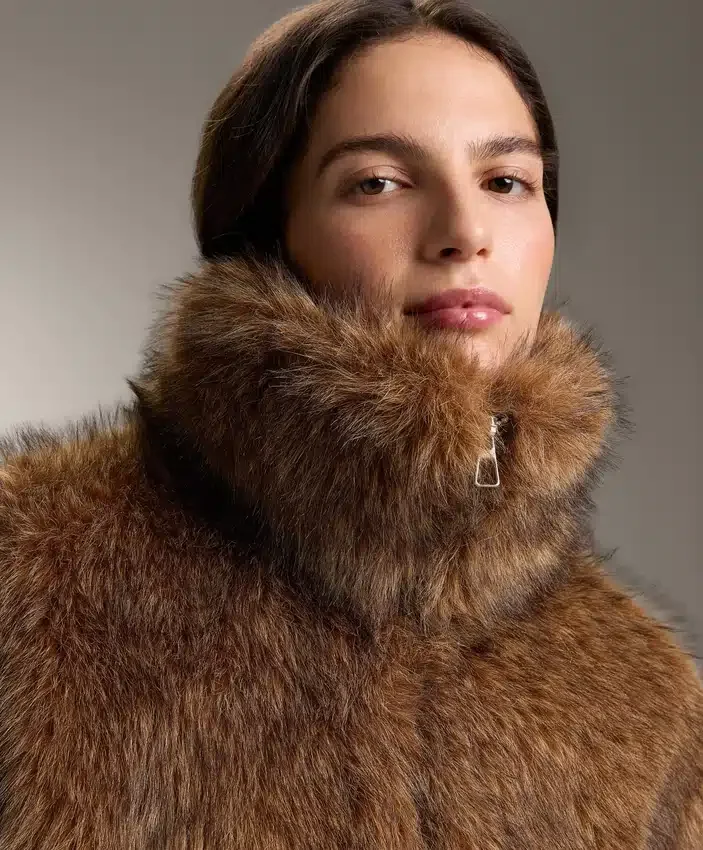Veste en fausse fourrure Veste en fausse fourrure