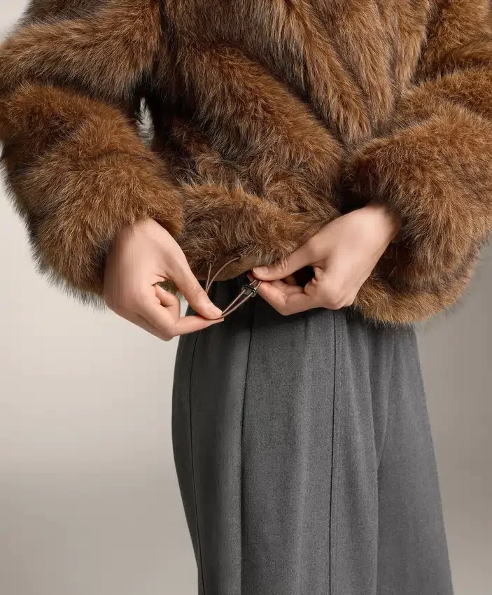 Veste en fausse fourrure Veste en fausse fourrure