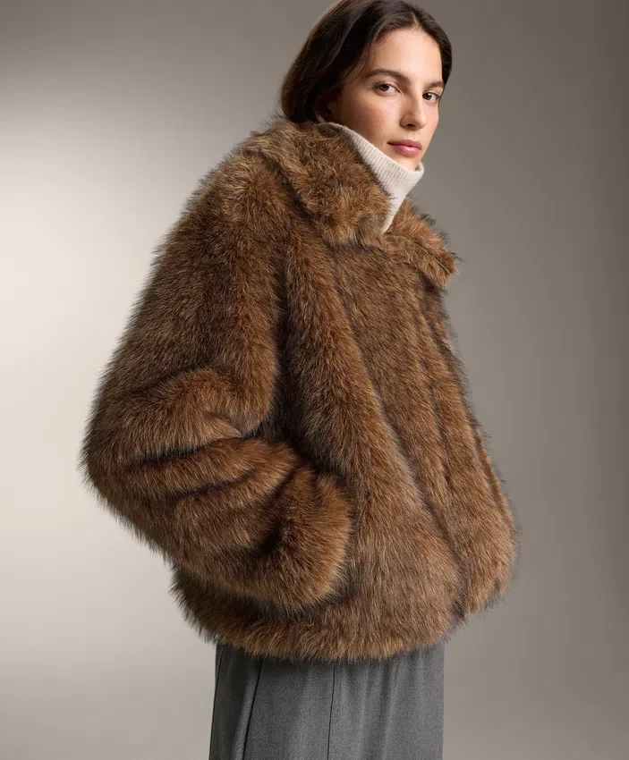 Veste en fausse fourrure Veste en fausse fourrure