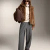 Veste en fausse fourrure Veste en fausse fourrure