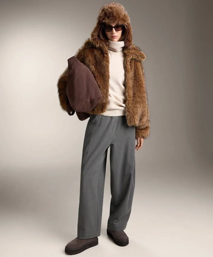 Veste en fausse fourrure Veste en fausse fourrure
