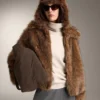 Veste en fausse fourrure Veste en fausse fourrure