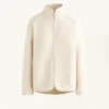 Veste en imitation peaux lainées