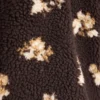 Veste en imitation peaux lainées à imprimé floral Veste en imitation peaux lainées à imprimé floral