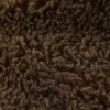 Veste en imitation peaux lainées texturée
