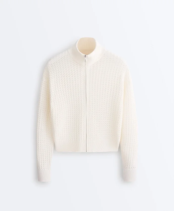 Veste en maille ajourée Veste en maille ajourée