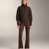 Veste en maille à col côtelé Veste en maille à col côtelé