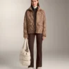 Veste en maille à col côtelé Veste en maille à col côtelé