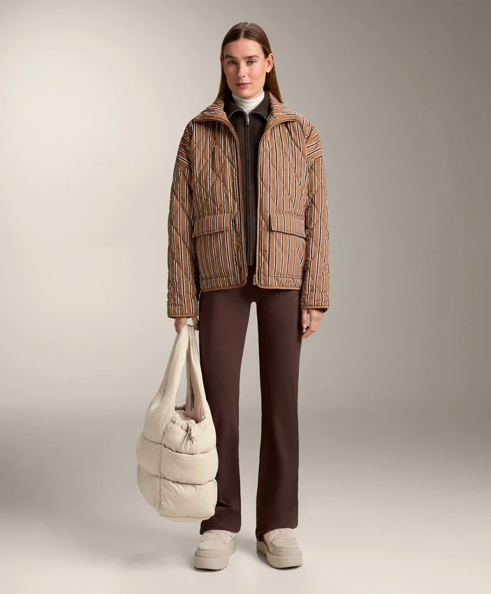 Veste en maille à col côtelé Veste en maille à col côtelé
