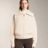 Veste en maille à col montant Veste en maille à col montant