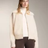 Veste en maille à col montant Veste en maille à col montant