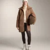 Veste en maille à col montant Veste en maille à col montant