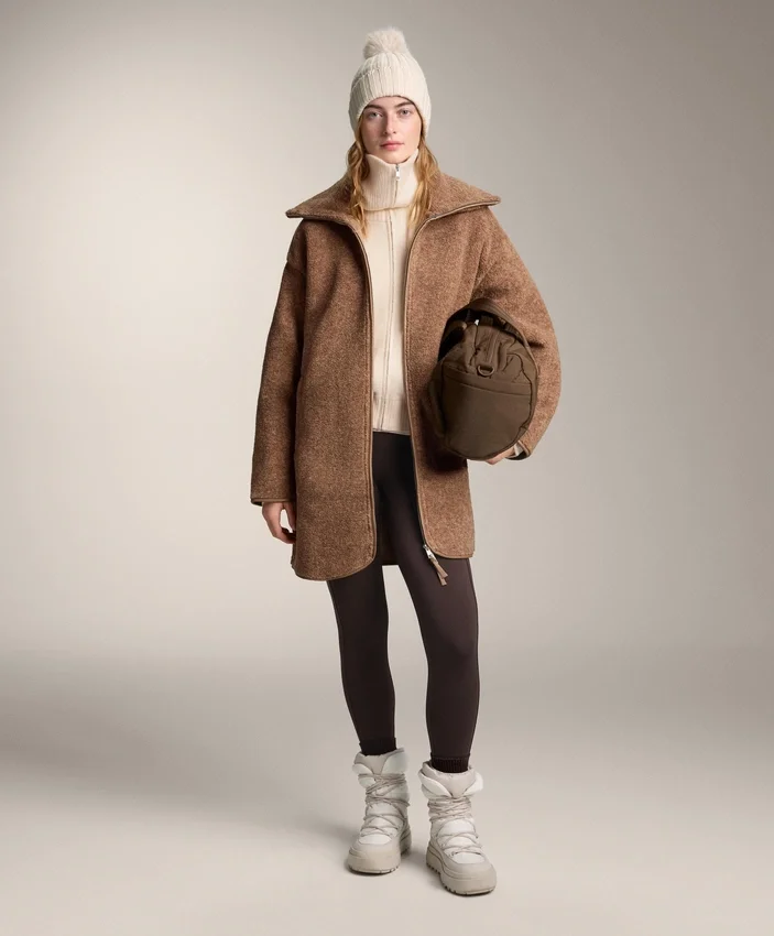 Veste en maille à col montant Veste en maille à col montant