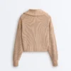 Veste en maille côtelée Veste en maille côtelée