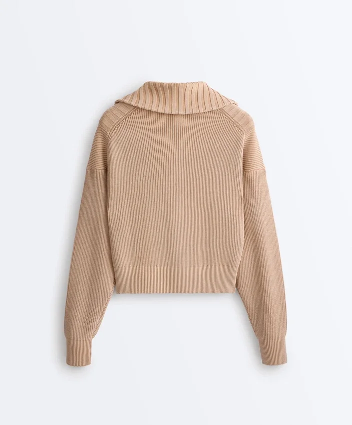 Veste en maille côtelée Veste en maille côtelée
